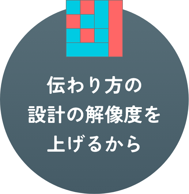 伝わり方の設計の解像度を上げるから